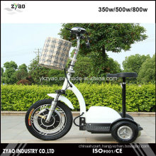 36V/48V 500W Electric Mobility Scooter 3 Wheels